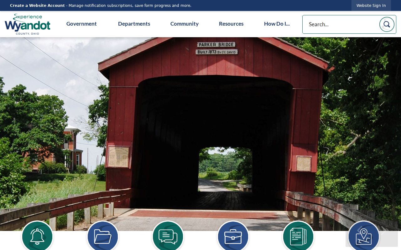 Wyandot County court docket county government record source