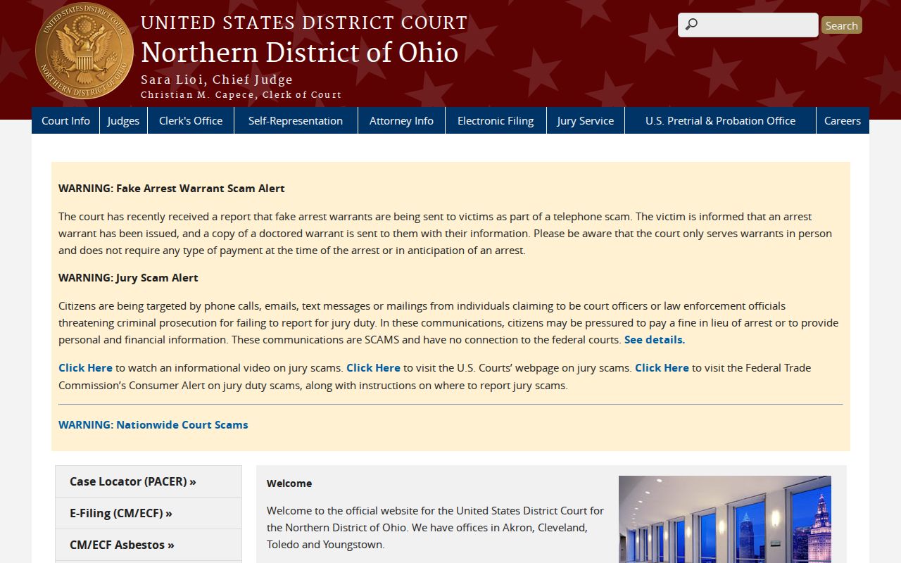 Wyandot County court docket federal Northern District route